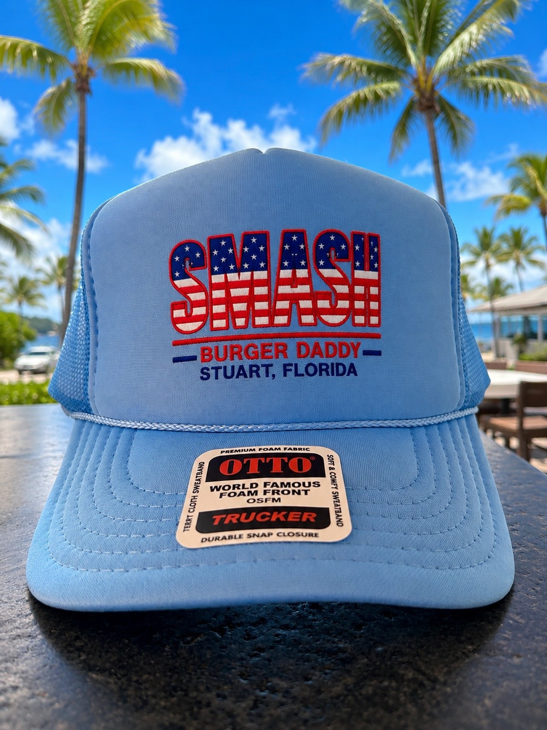 Smash USA Flag Trucker Hat.