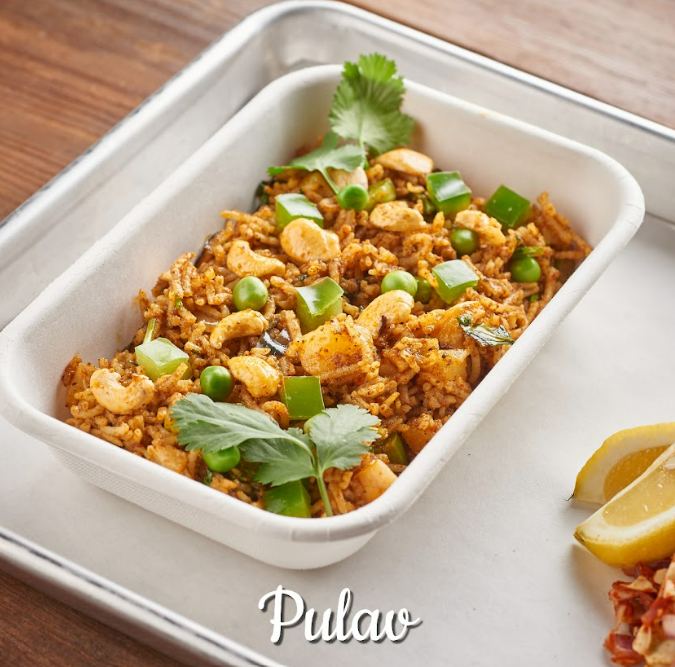 Tawa Pulav w/ Cashew.