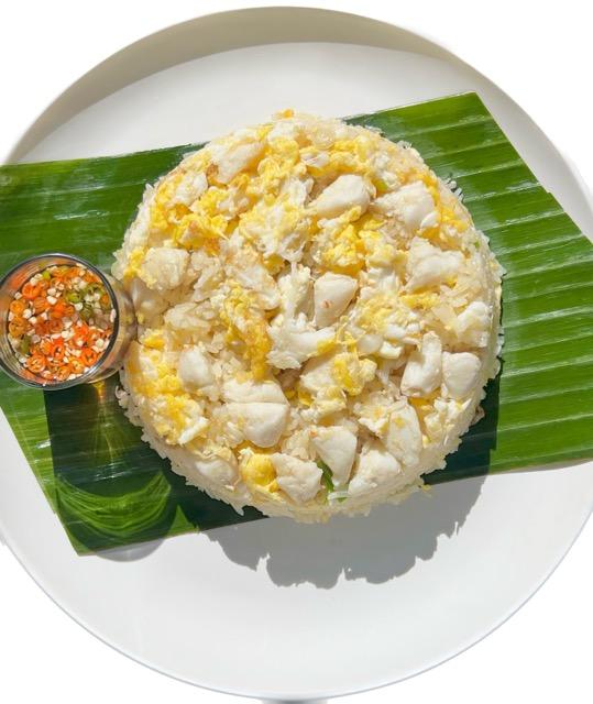 Real Jumbo Lump Crab Meat Fried Rice (Serve 5).