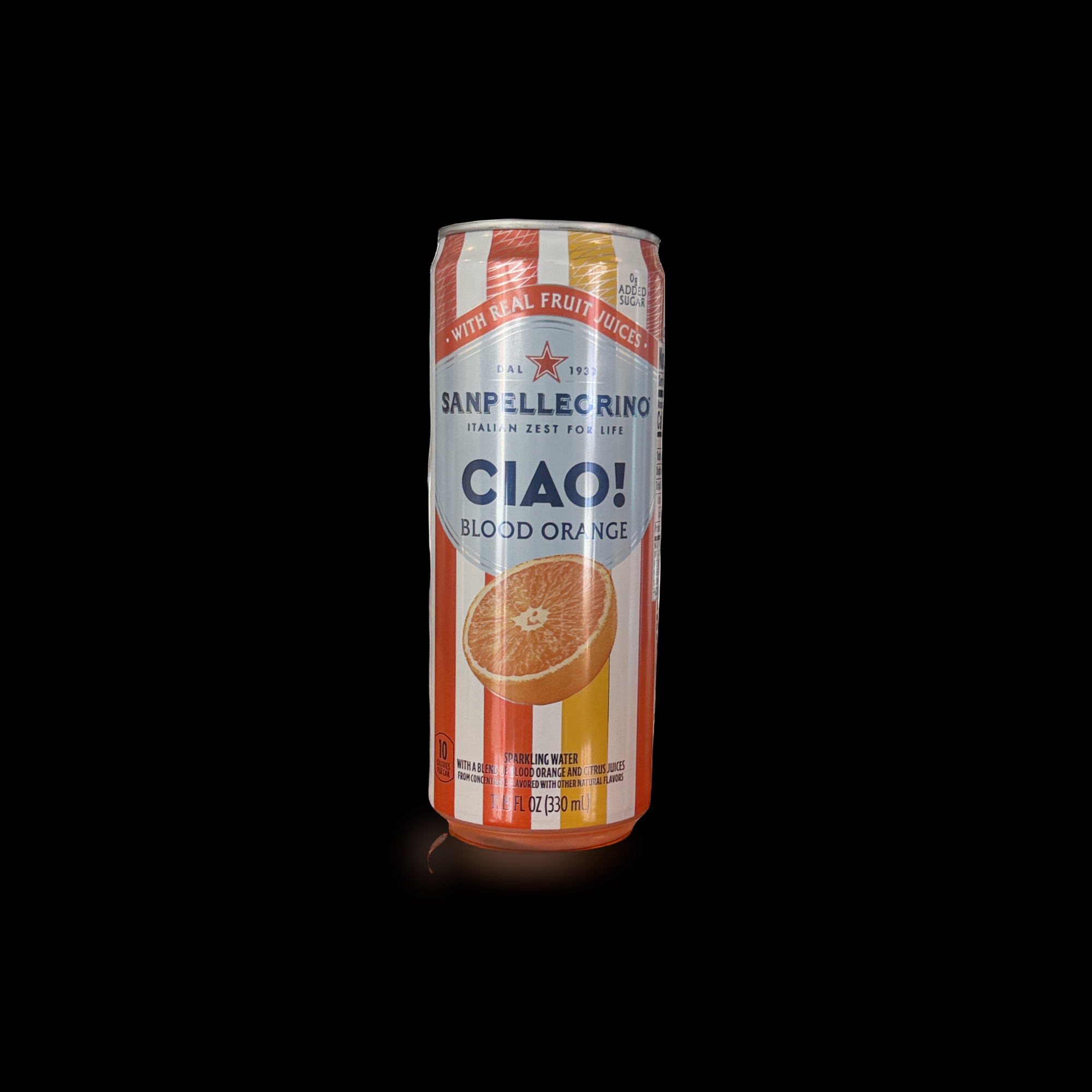 San pellegrino Blood orange (flavored water).