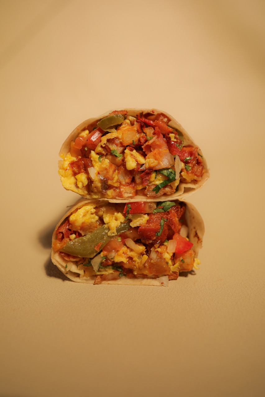 Dreamers Breakfast Burrito.