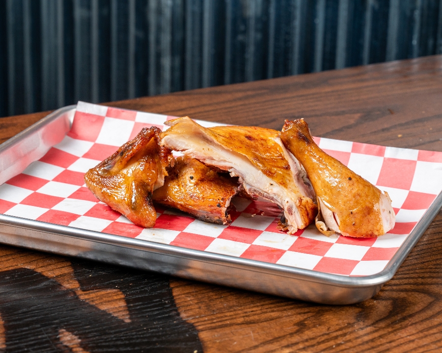 BBQ Chicken Half.