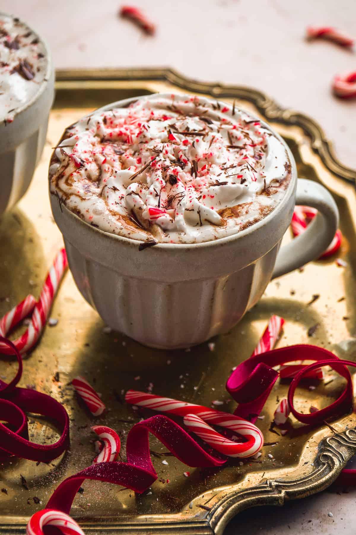 Peppermint Dark Chocolate Mocha.