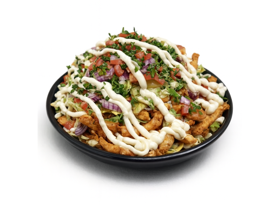 Chicken Shawarma Loaded Fries.