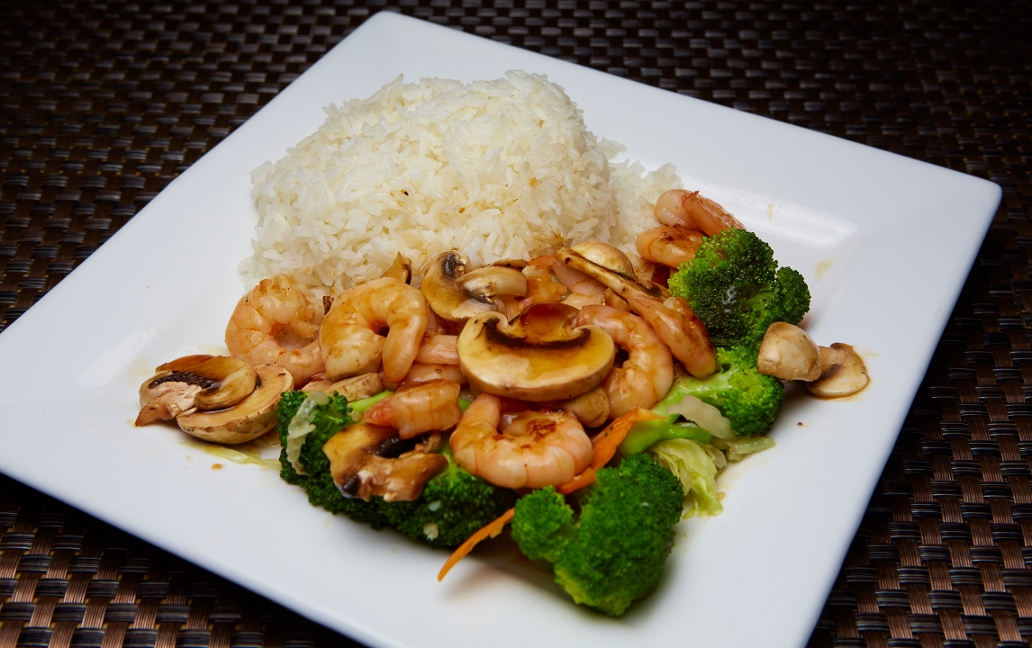 Lunch Shrimp Teriyaki.
