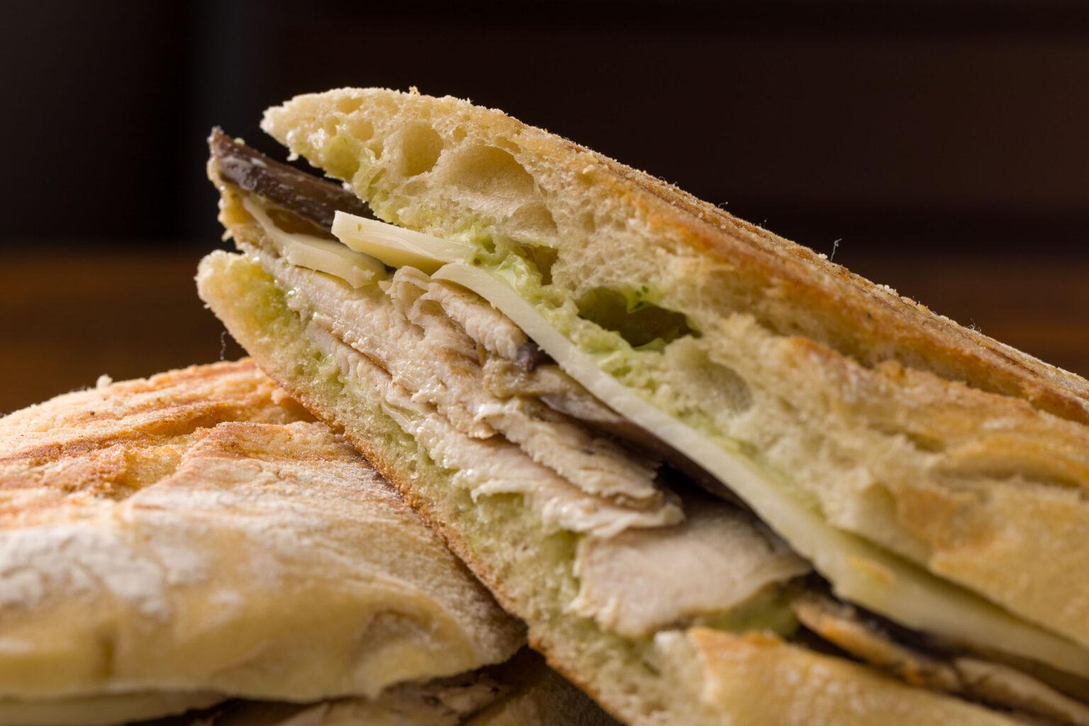 Pesto Chicken Panini.