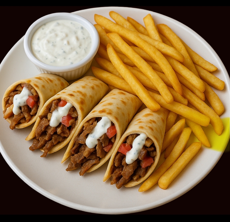 4 GYRO & FRIES PACKAGE.