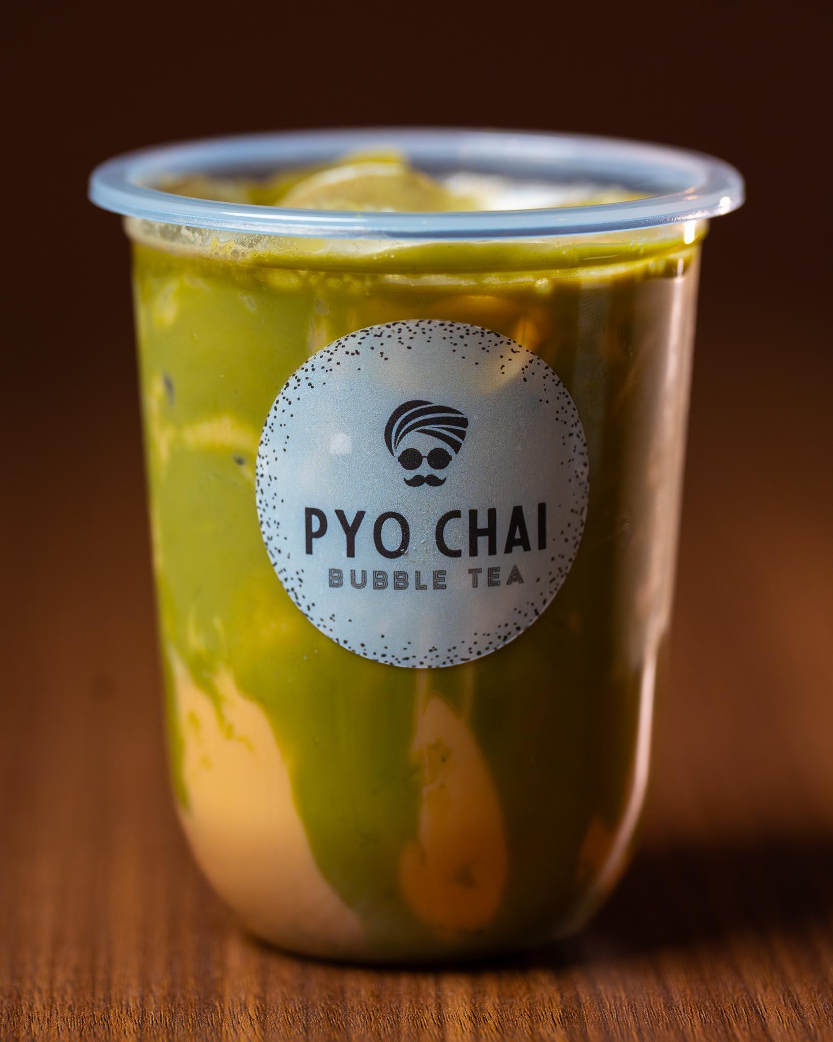 Pistachio latte.