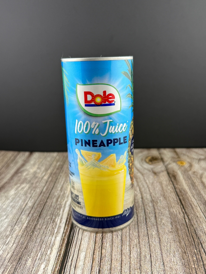 8oz Pineapple Juice.