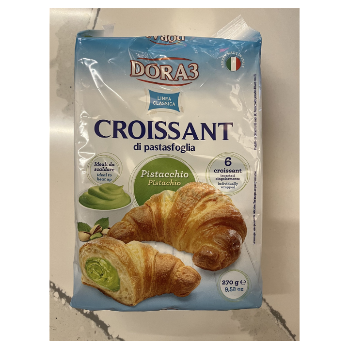 Dorae Pistacchio Croissant 6pk.