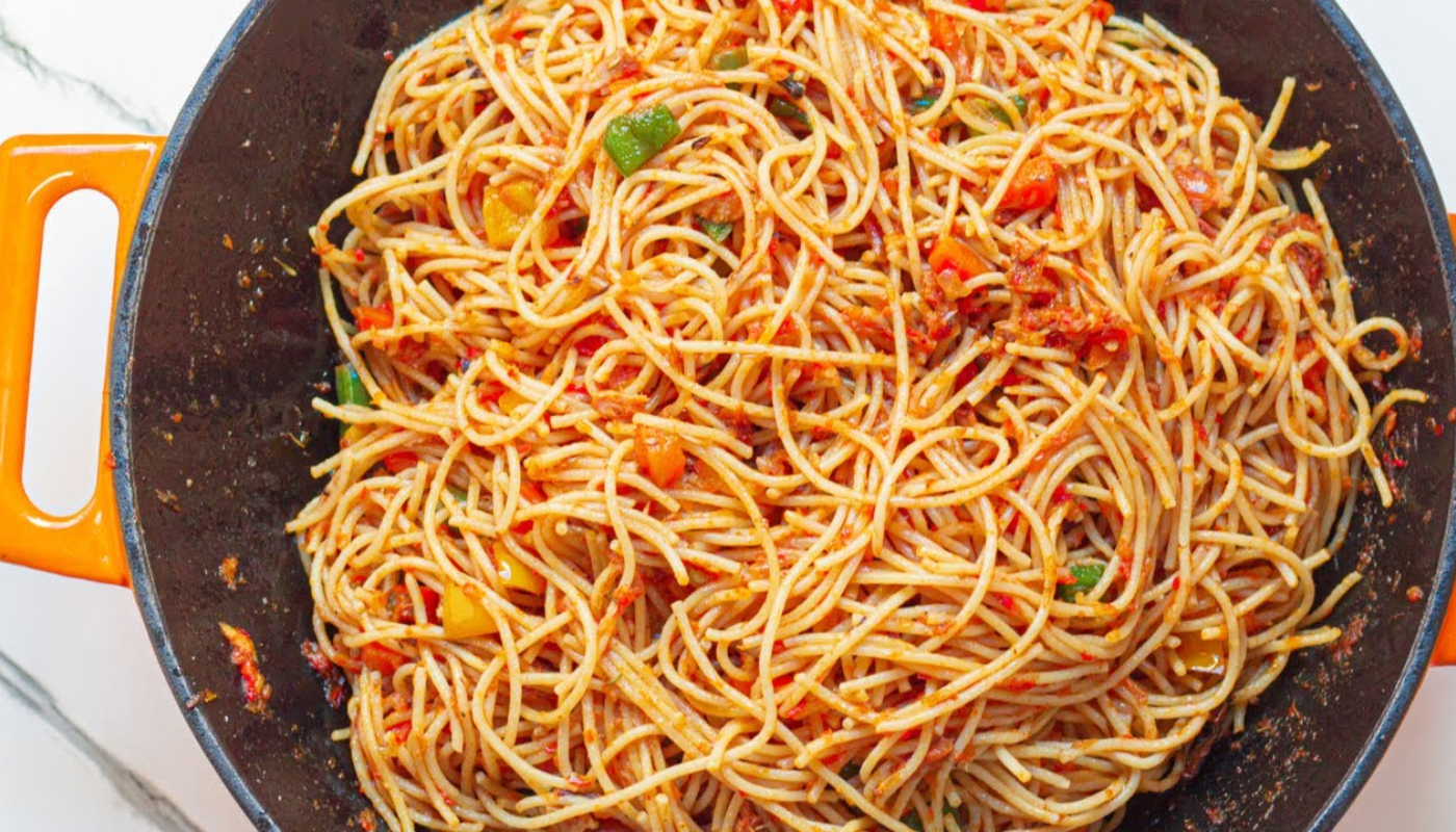 Spaghetti with Fish Dulet.
