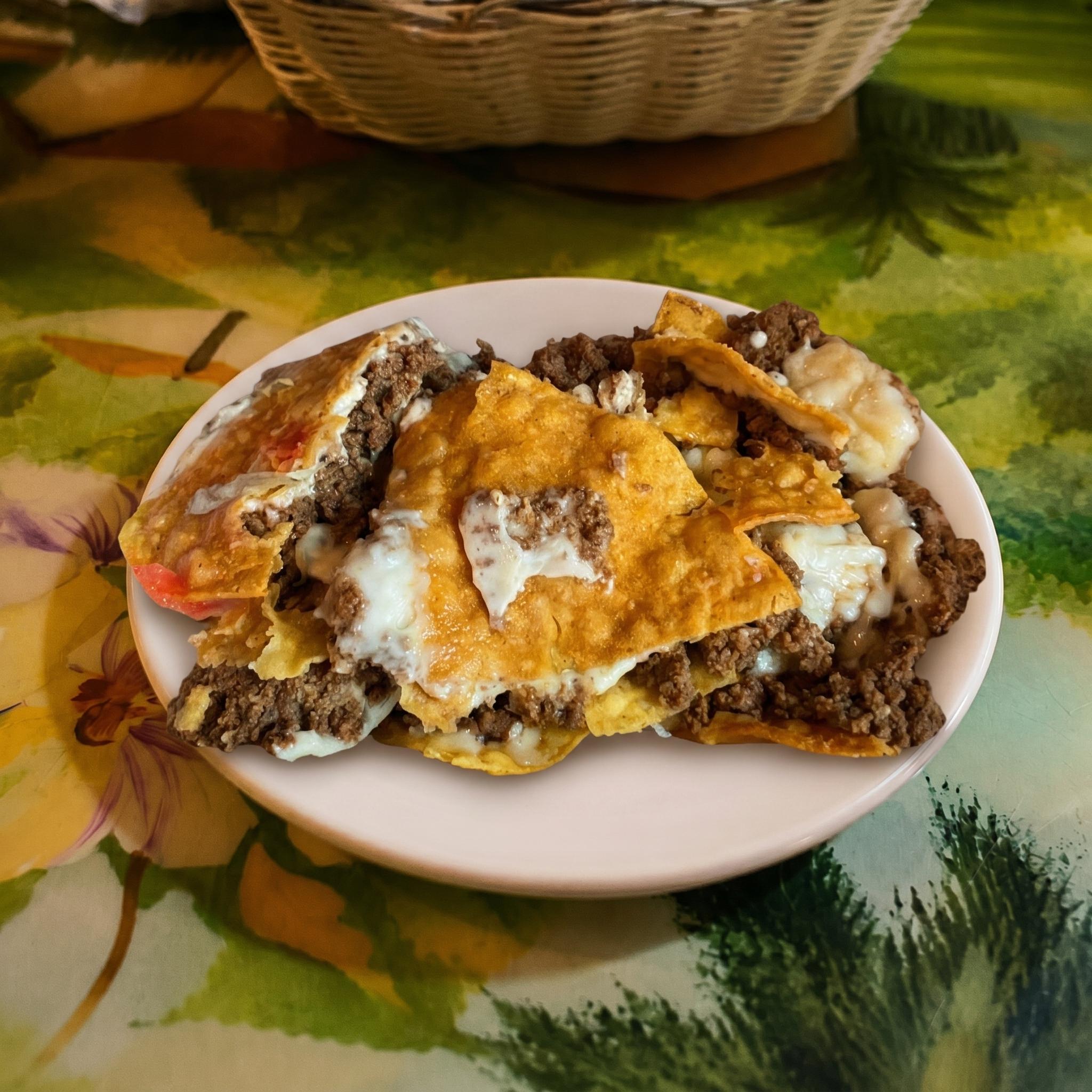 Nachos with Beef.