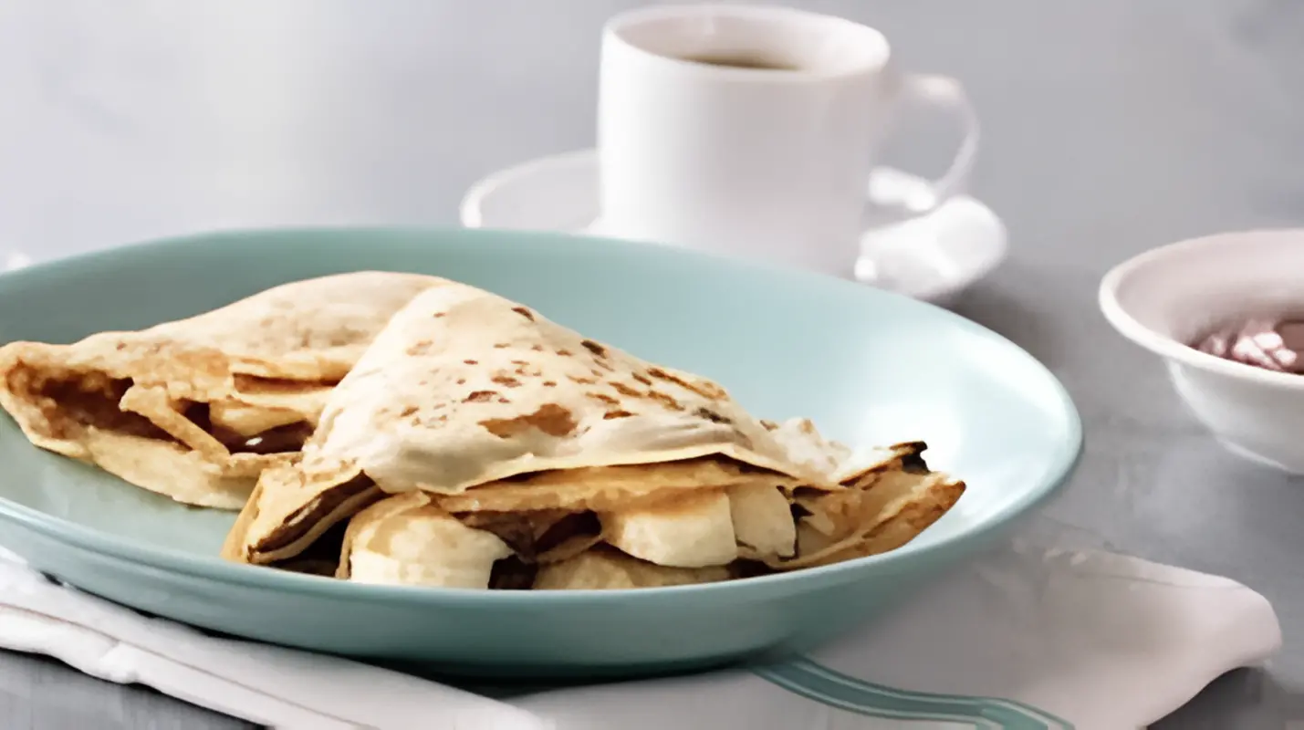Nutella & Banana Crepe.
