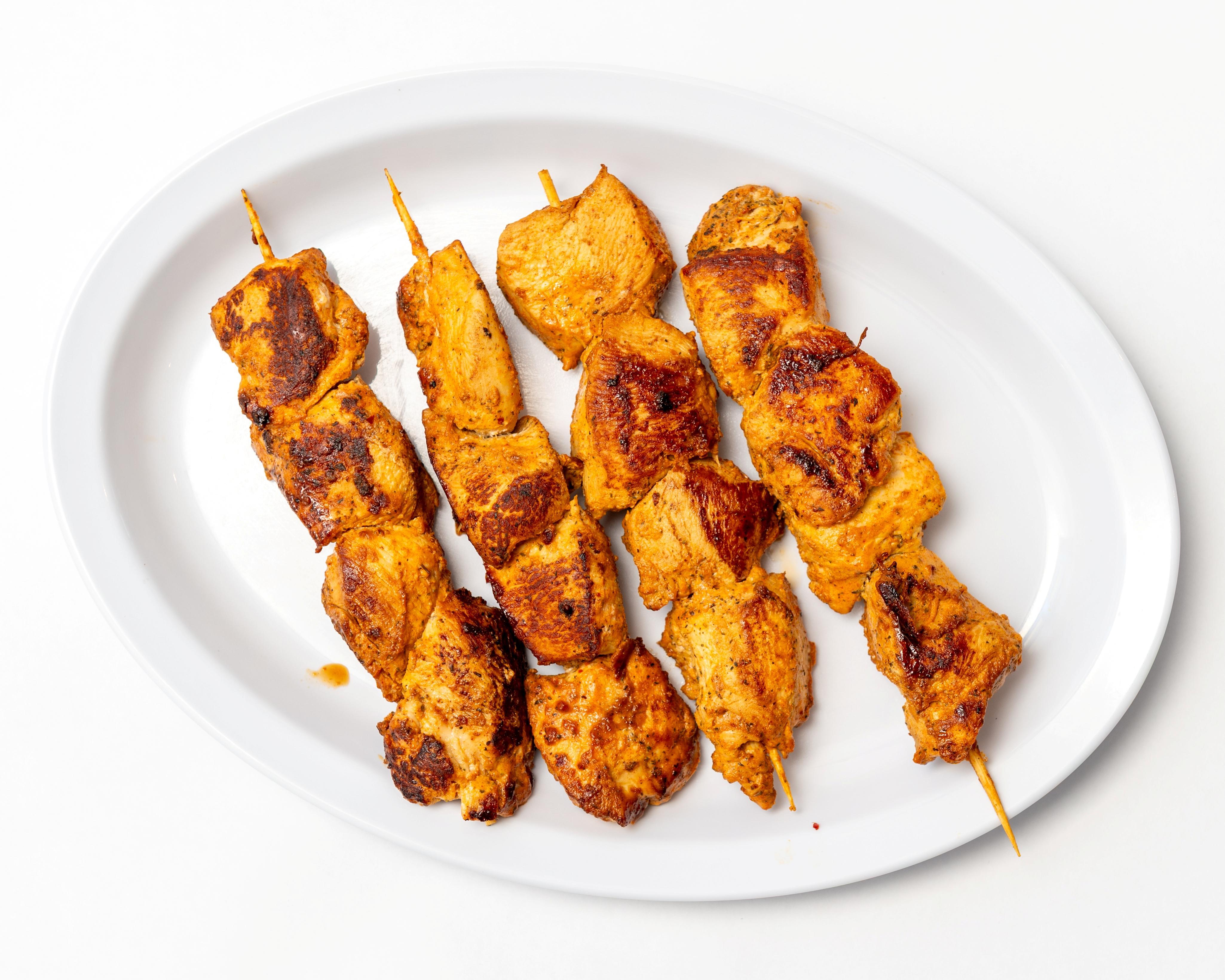 1 LB Chicken Souvlaki (4 skewers).