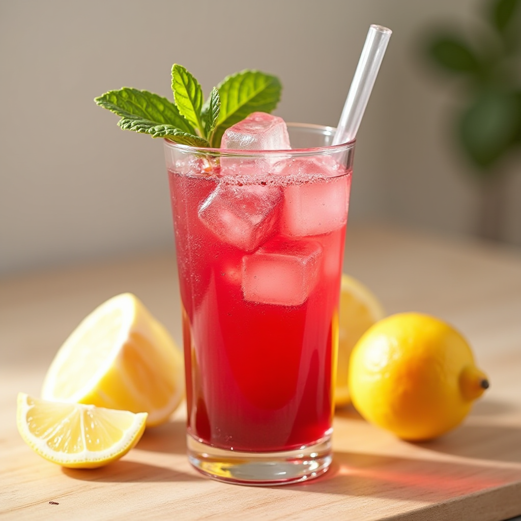 Hibiscus Lemonade.