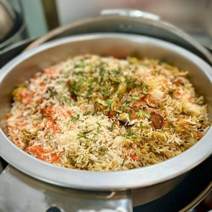 Mughlai Vegetable Biryani.