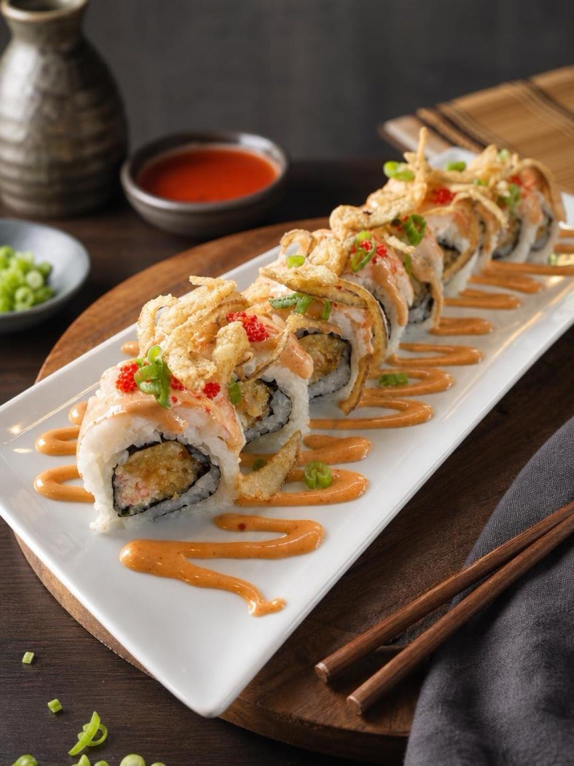 Ebi Crunch Roll.