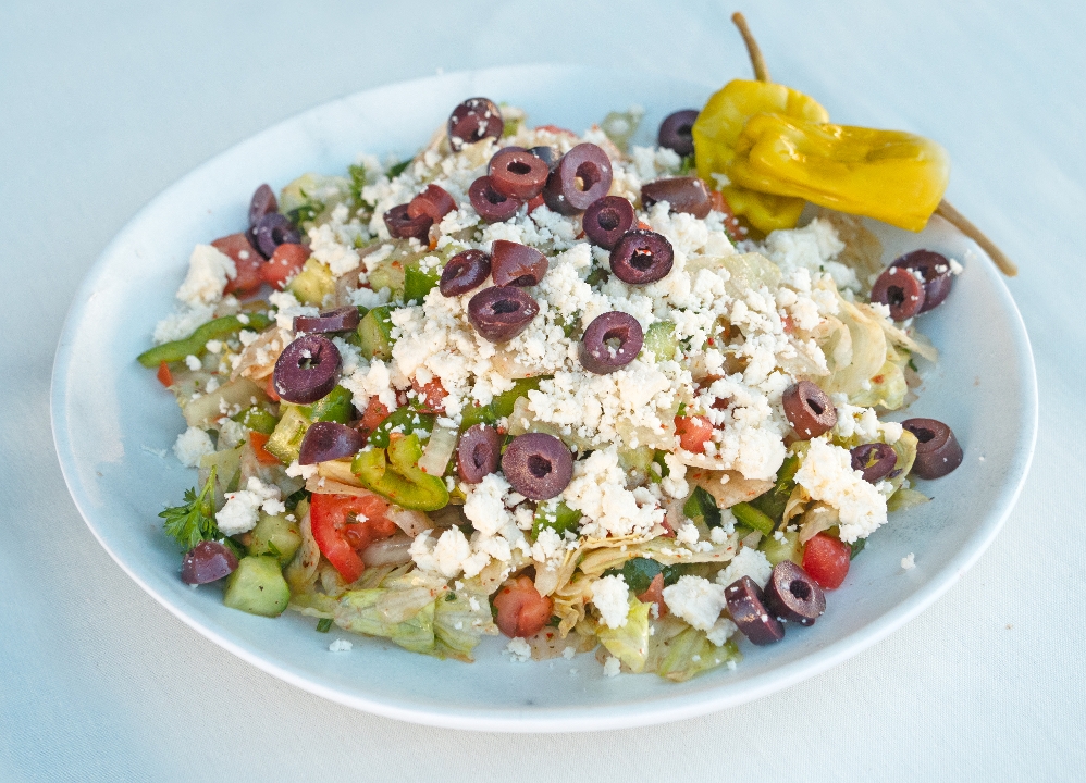 Jumbo Greek Salad.