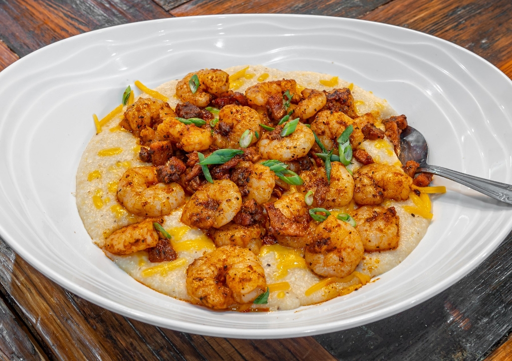 BBQ Shrimp & Cheese Grits.