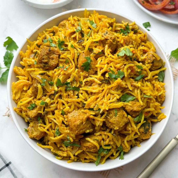 Gongura Veg Kheema Biriyani (V) (Popular Item).