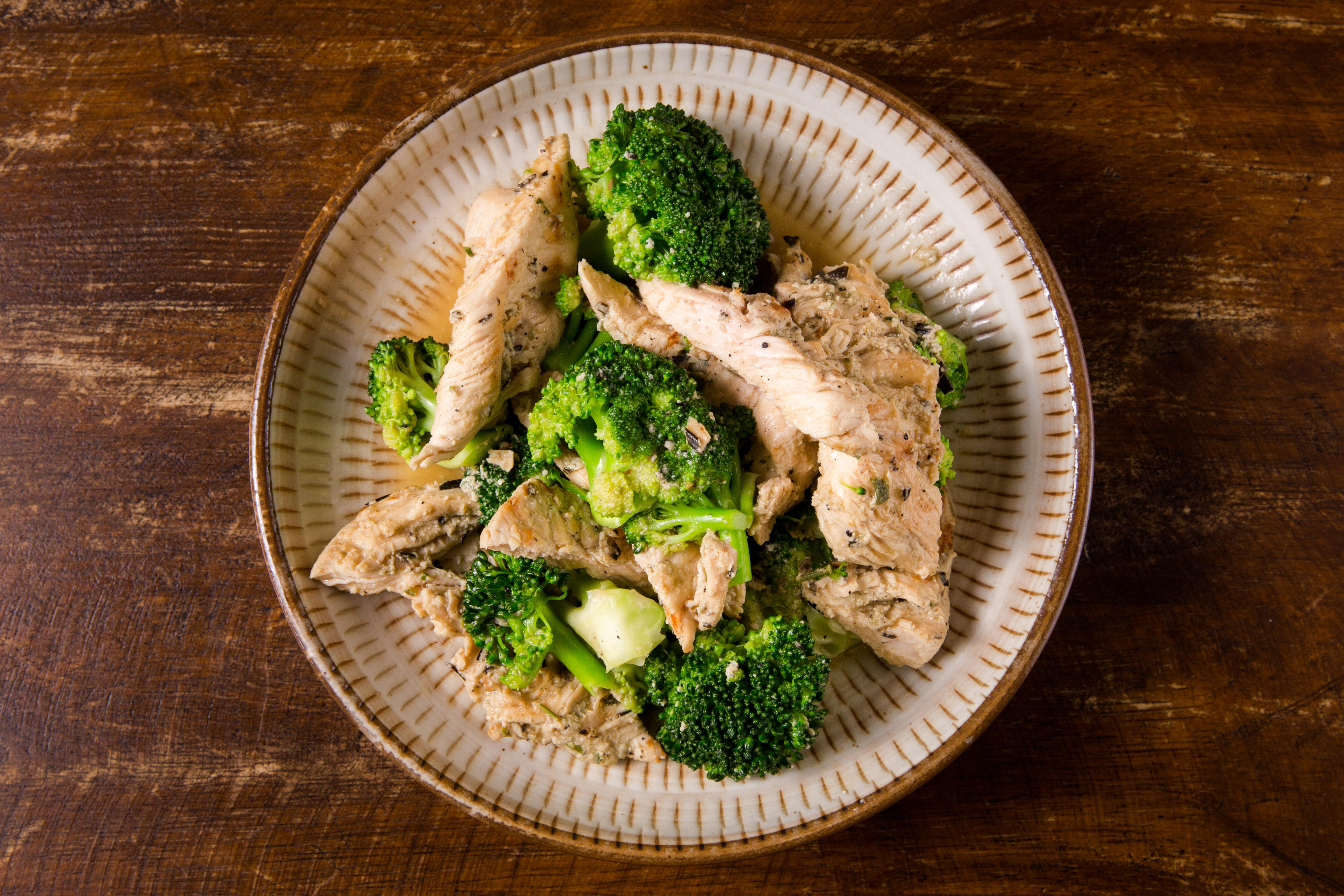 Chicken & Broccoli.