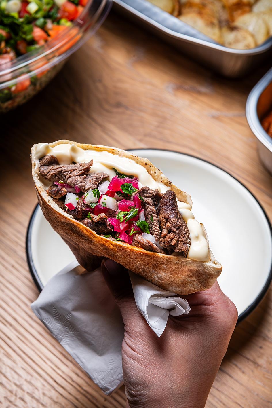 Sandwisheh | Beef Shawarma.