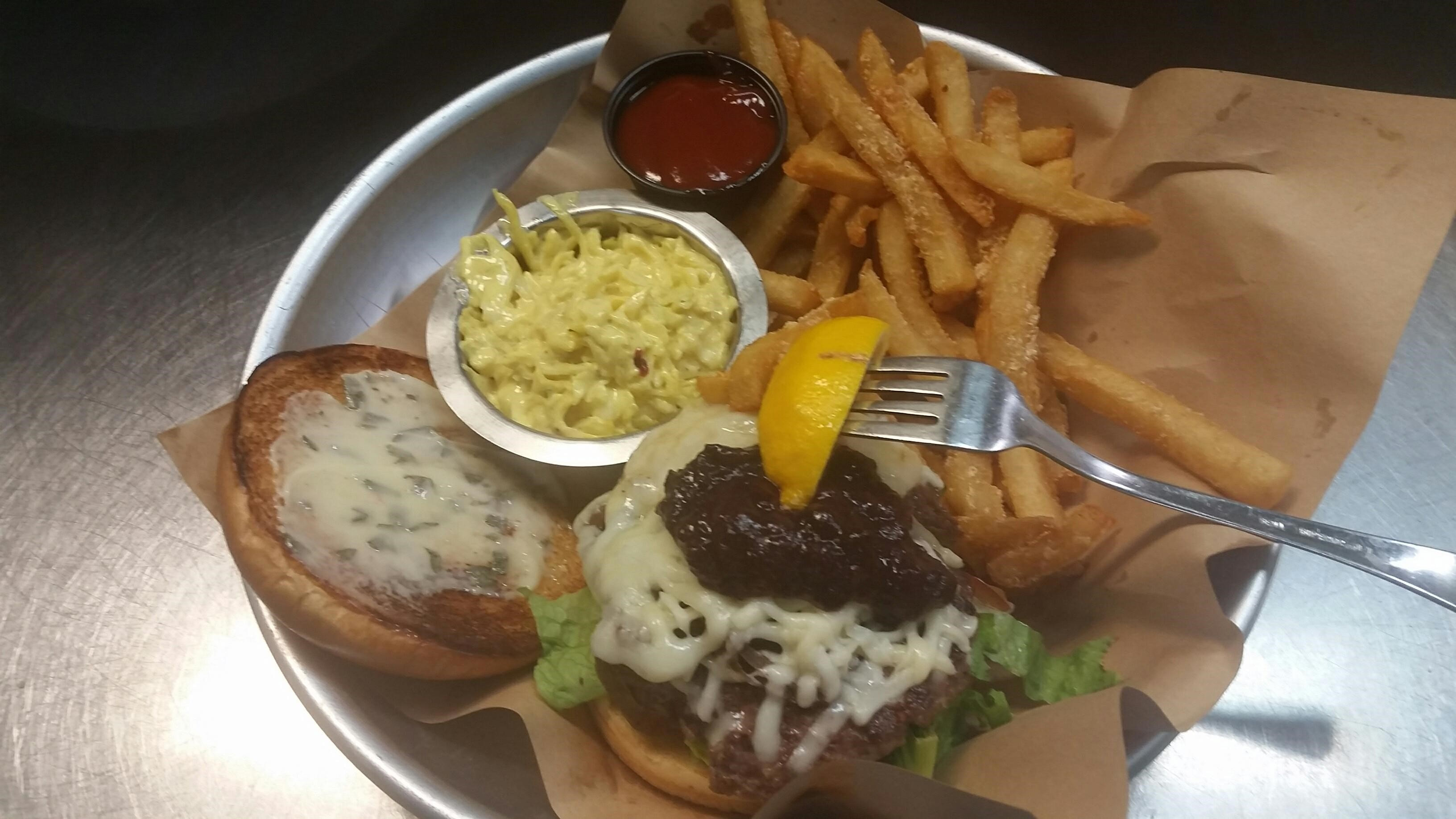 THE SWAMP FOX BURGER.