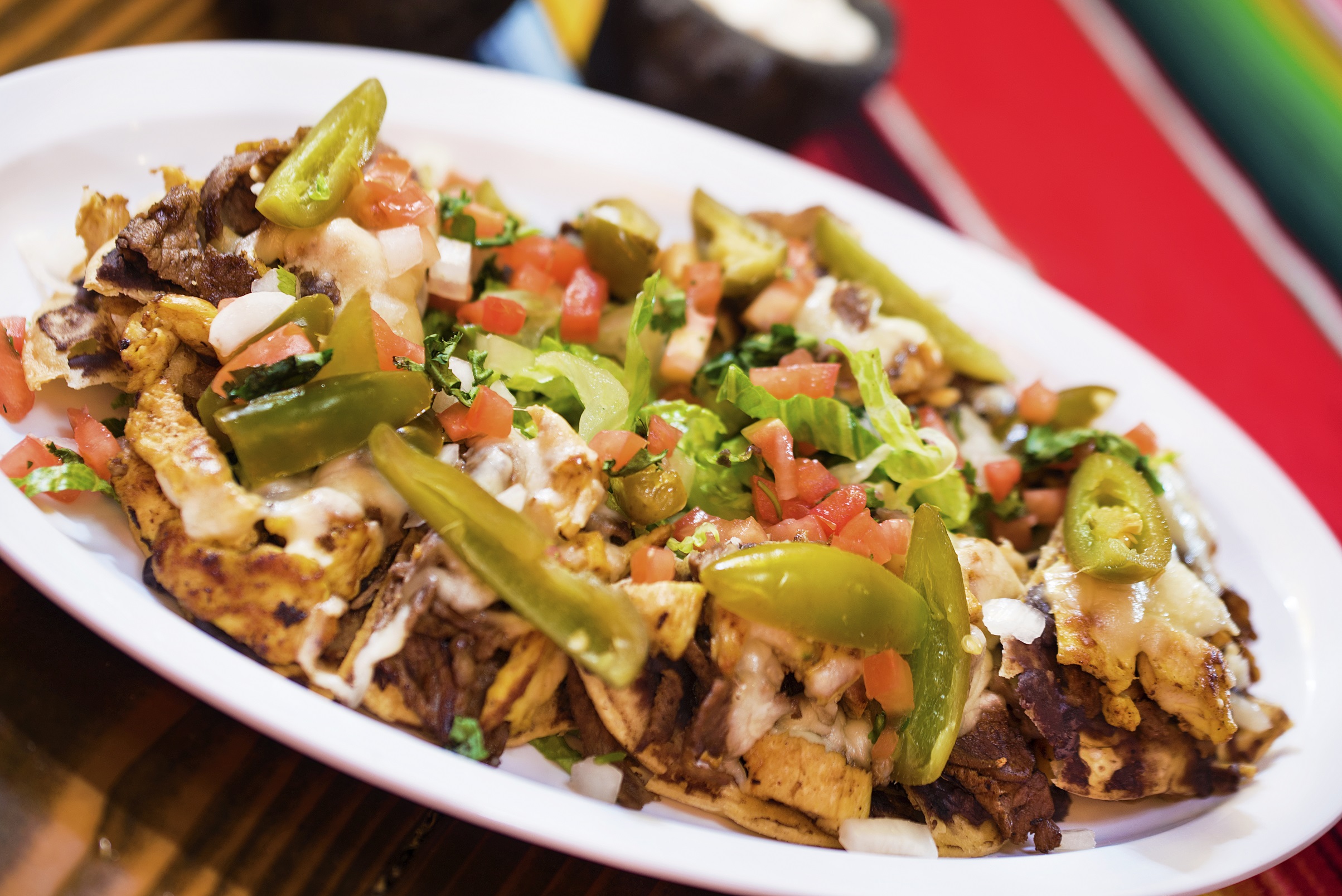 2 Meats Nachos.