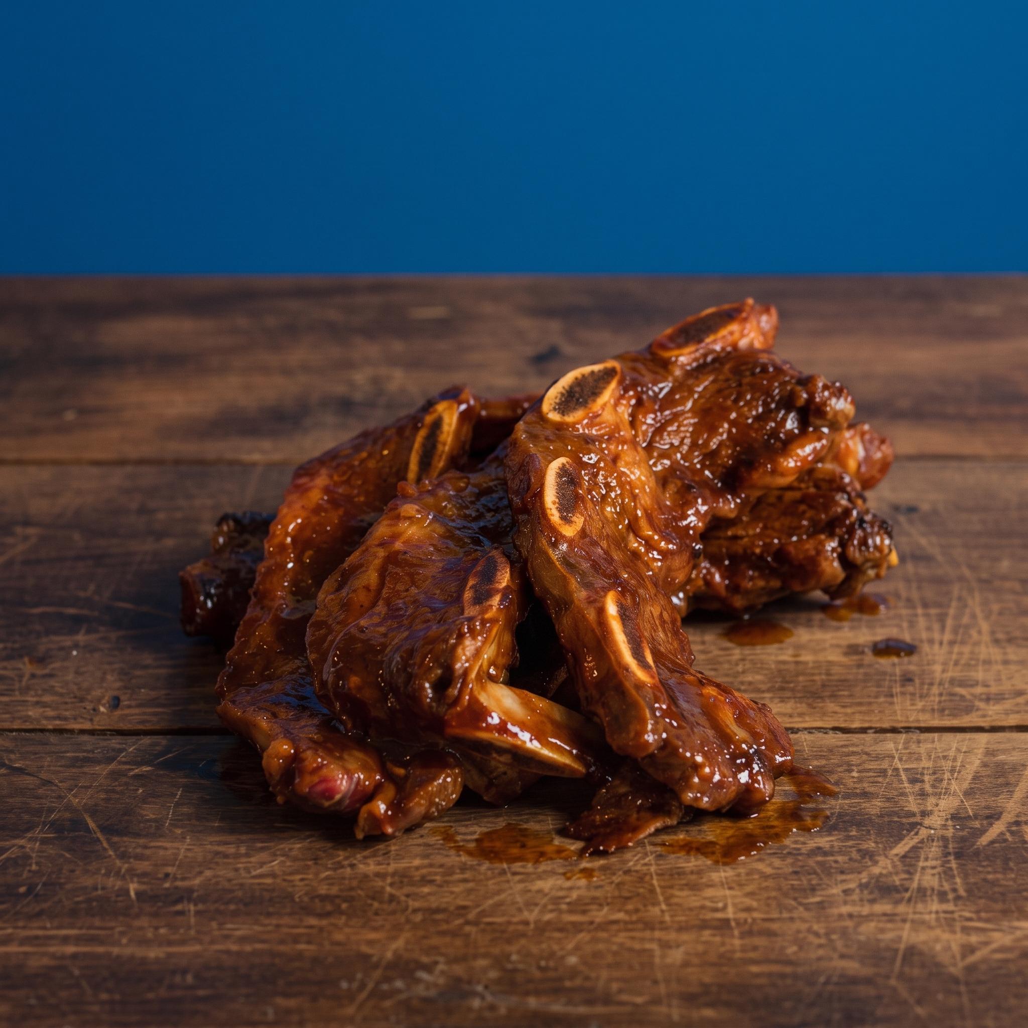 3 Pcs Beef Ribs (Flanken Cut).