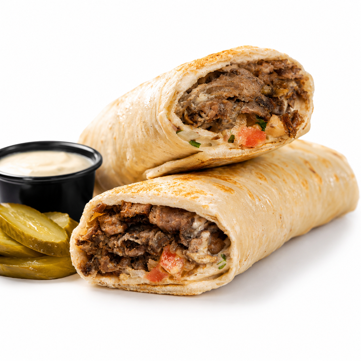 Steak Shawarma Wrap.