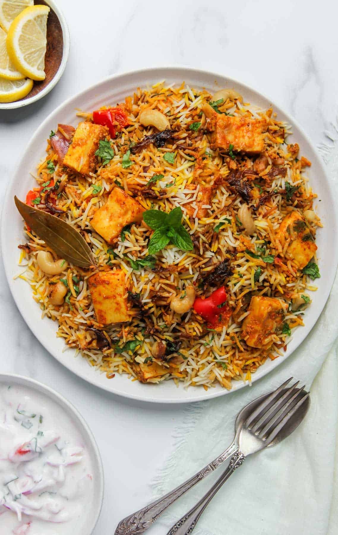 Paneer Biryani.