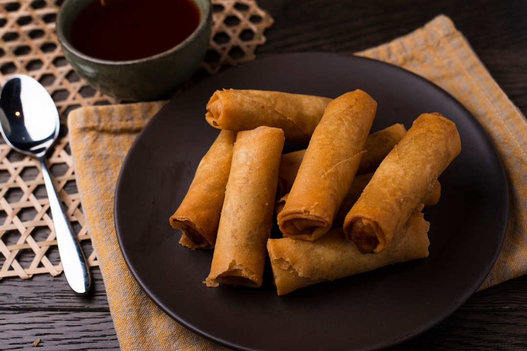 Crispy Spring Rolls.