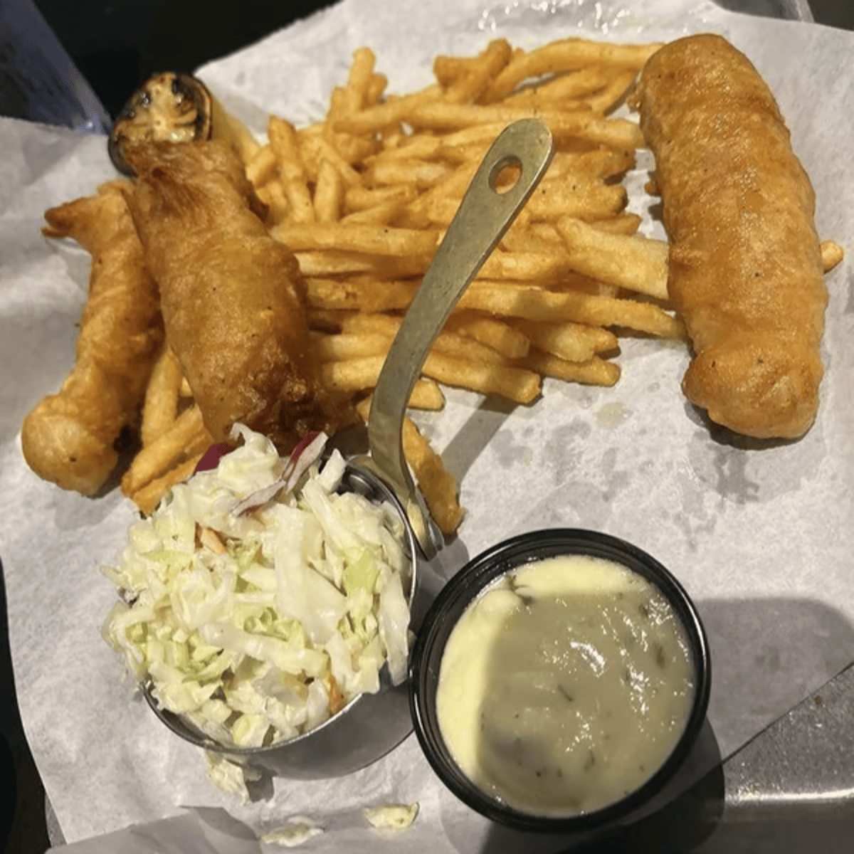 Fish and Chips.