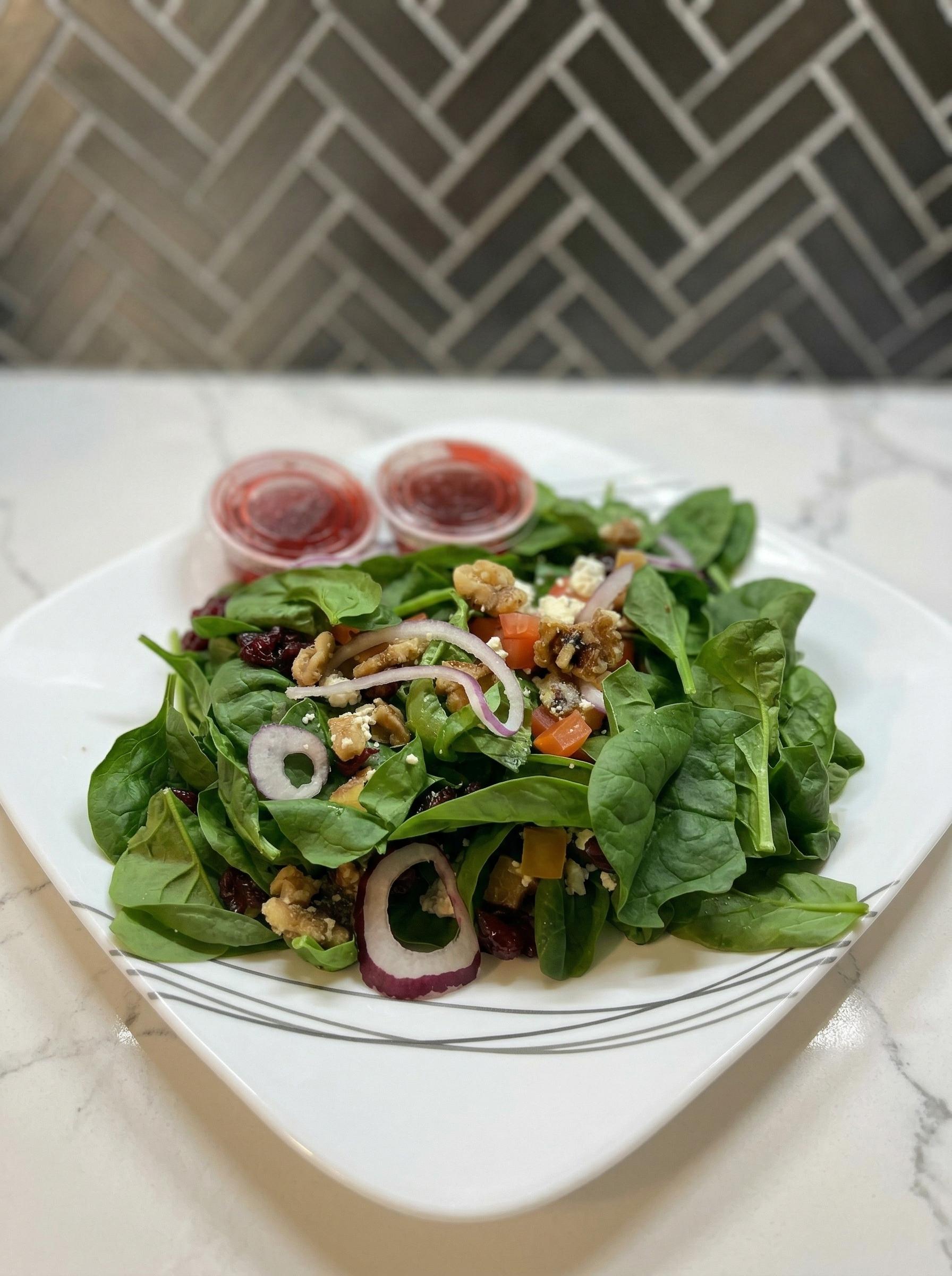 Pear & Gorgonzola Salad.