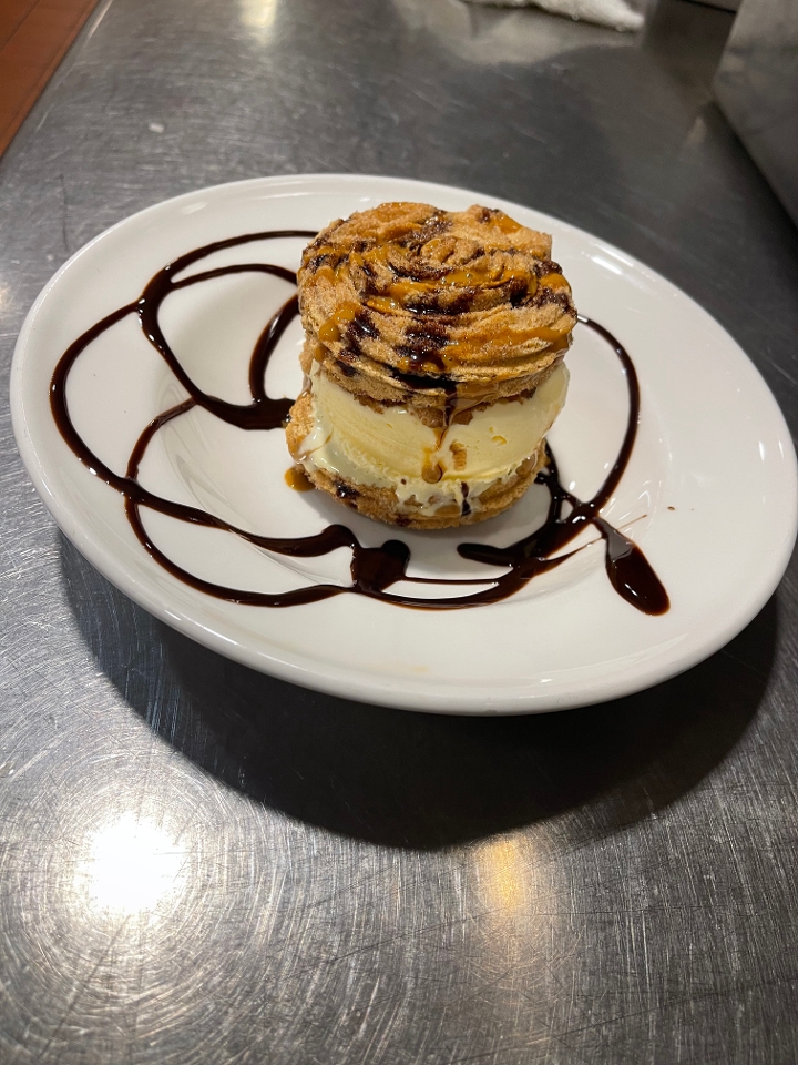 Churro Ice-cream Sandwich.