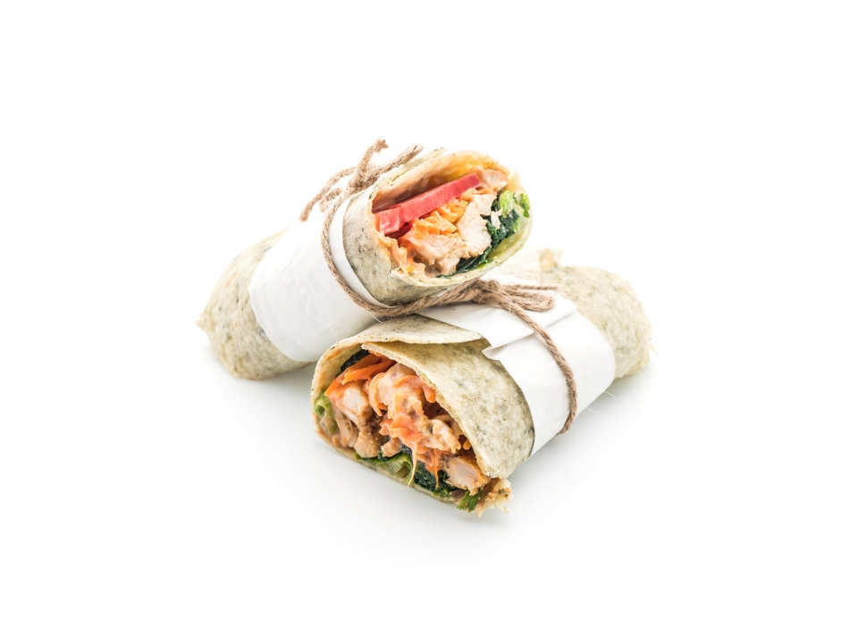 Cajun Chicken Wrap.