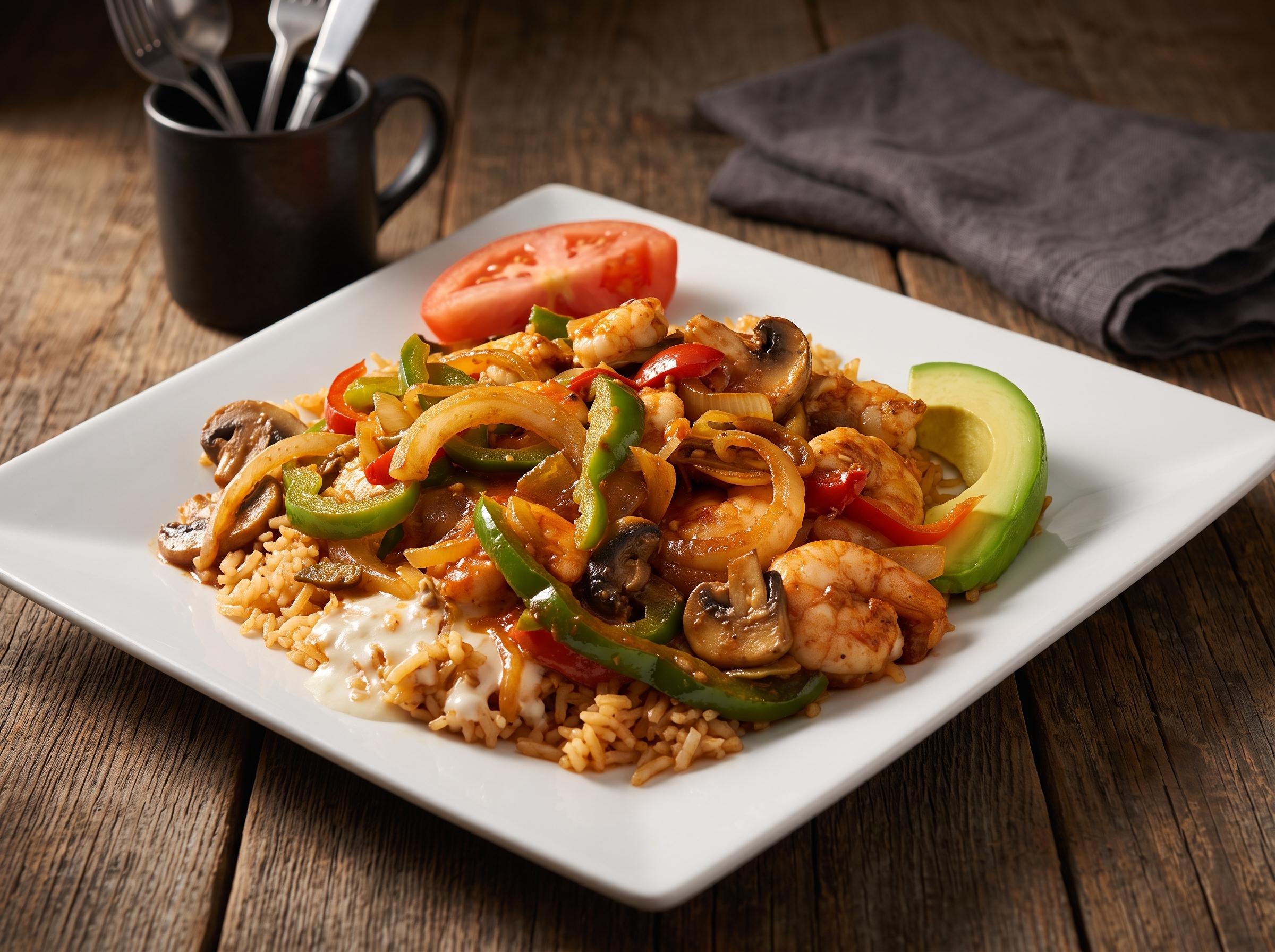 Arroz Con Camarones.