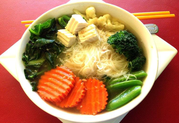 Veggie and Tofu Noodle.