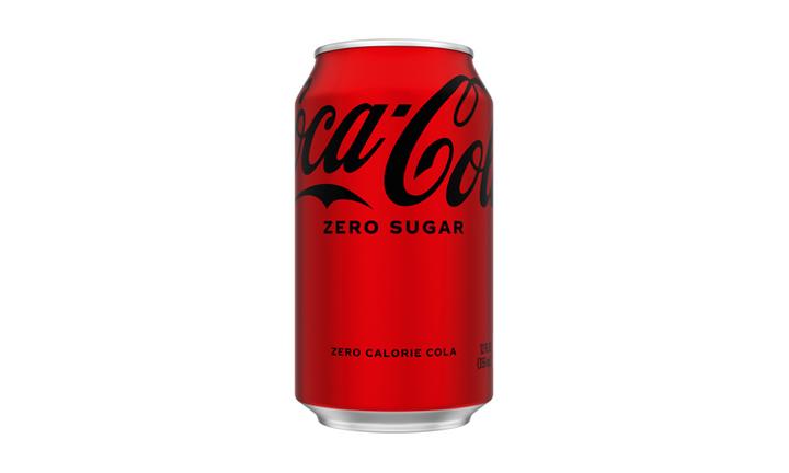 Coca-Cola Zero Sugar, 12oz Can.