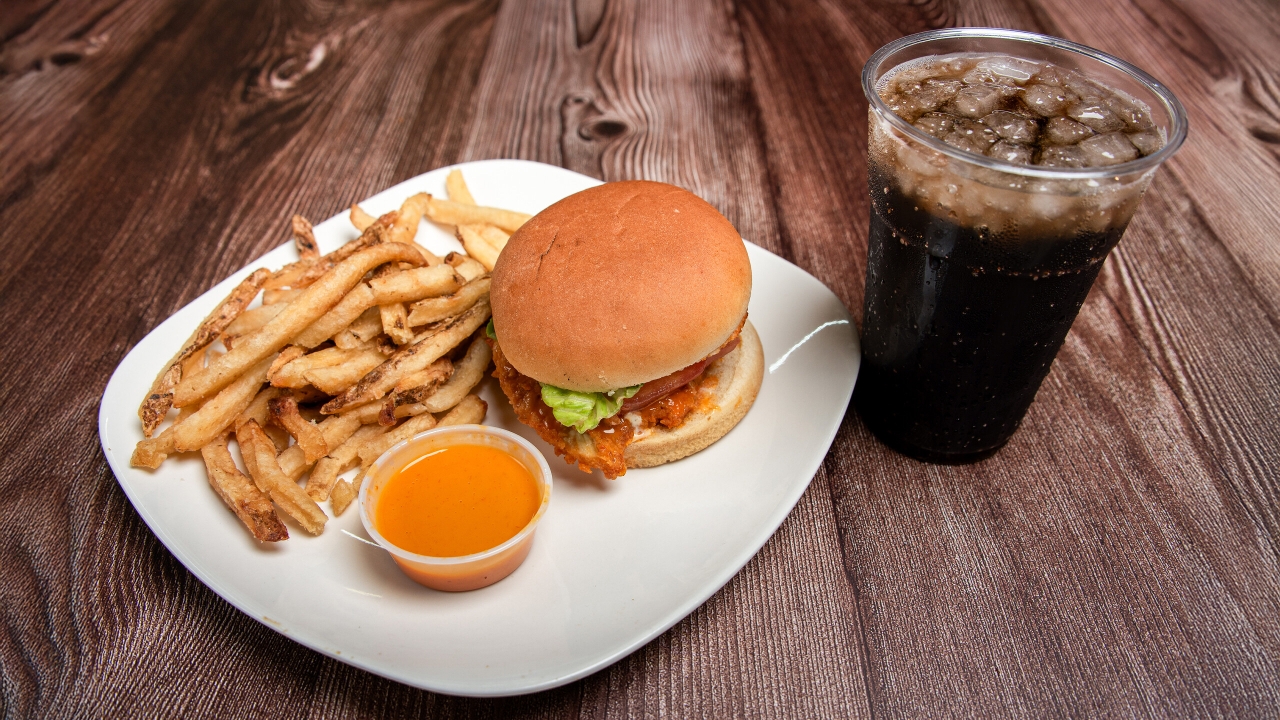 Buffalo Chicken Sandwich Combo.