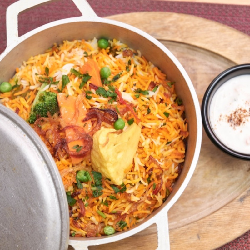 Vegan Protein Mix Veg Biryani.