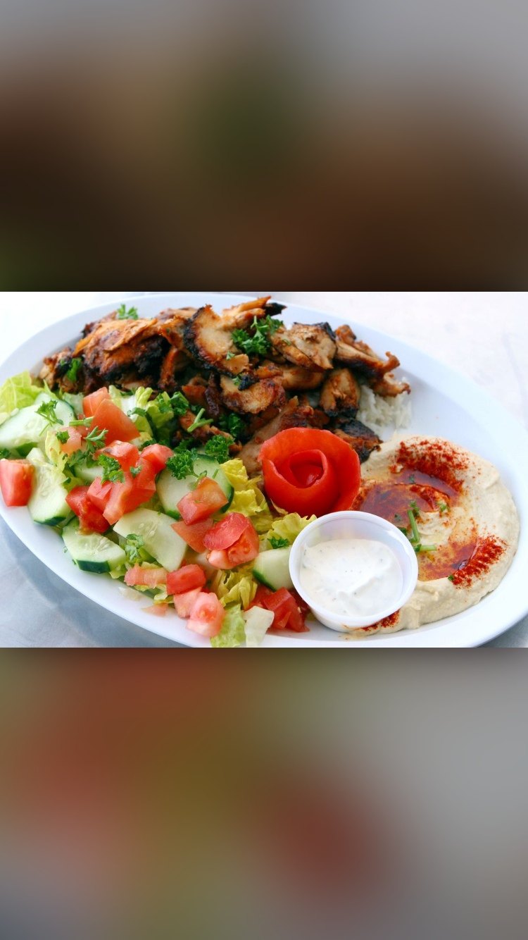 Chicken Shawarma Lunch.