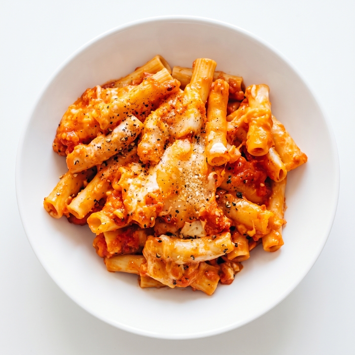 Kid's Ziti & Tomato Sauce.