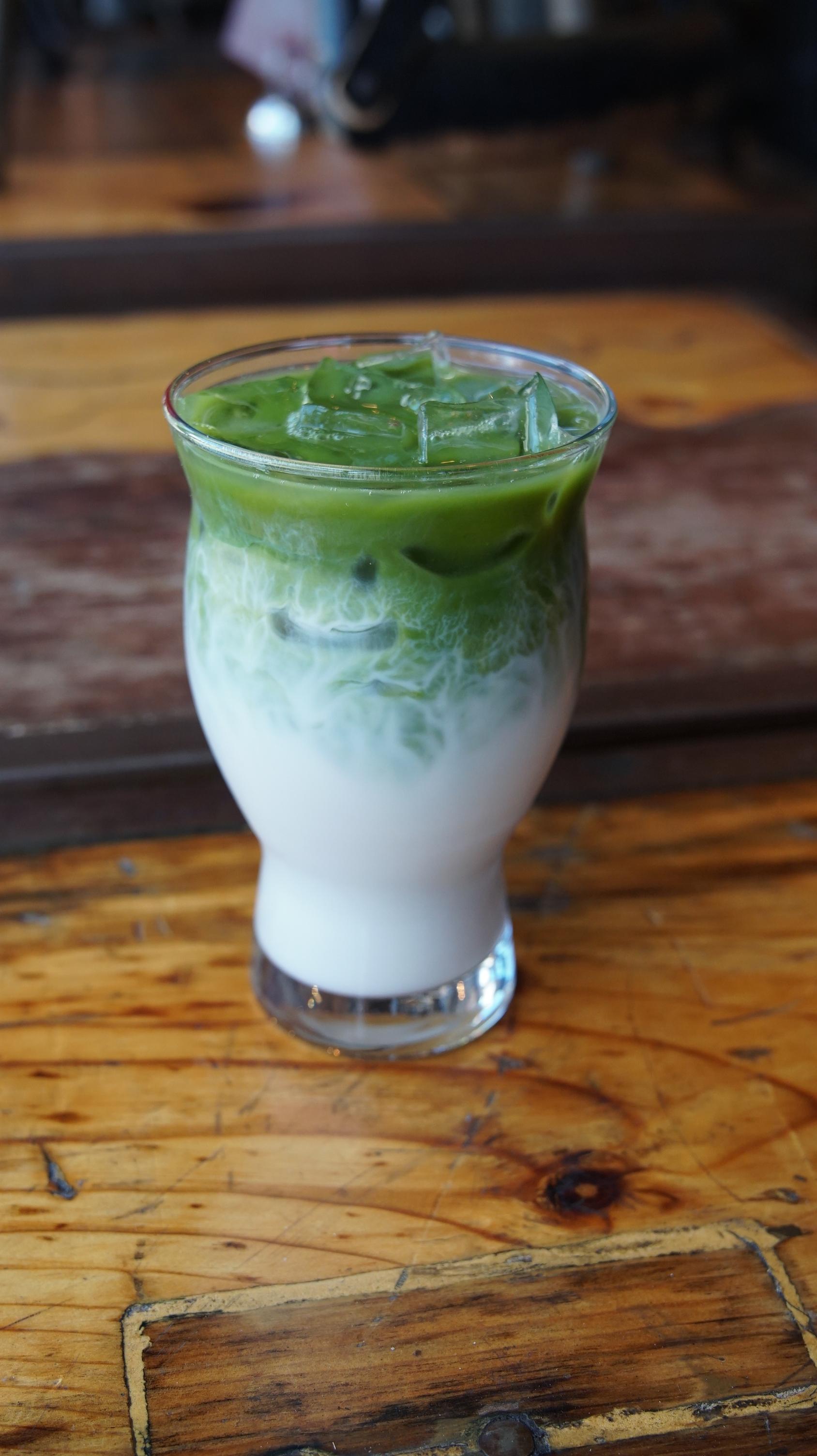 Matcha Latte Iced.