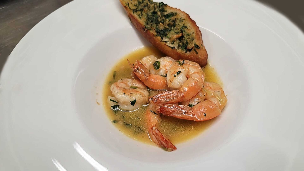Shrimp Cognac.
