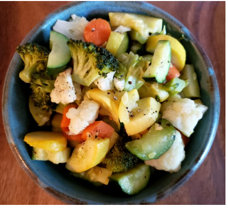 Steamed Mixed Vegetables (White Sauce).