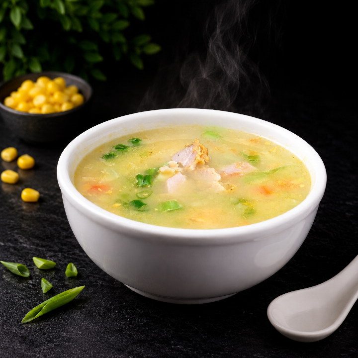 Chicken Sweet Corn Soup.