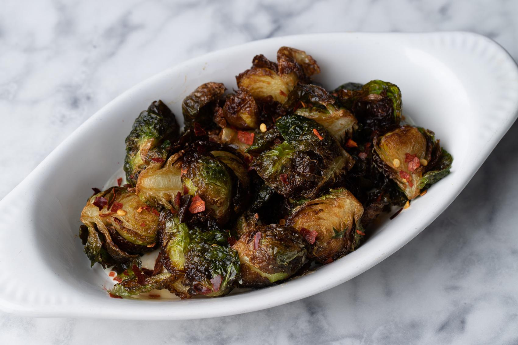 Braised Brussels Sprouts.
