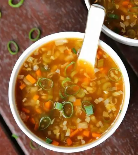 Hot & Sour Veg Soup.