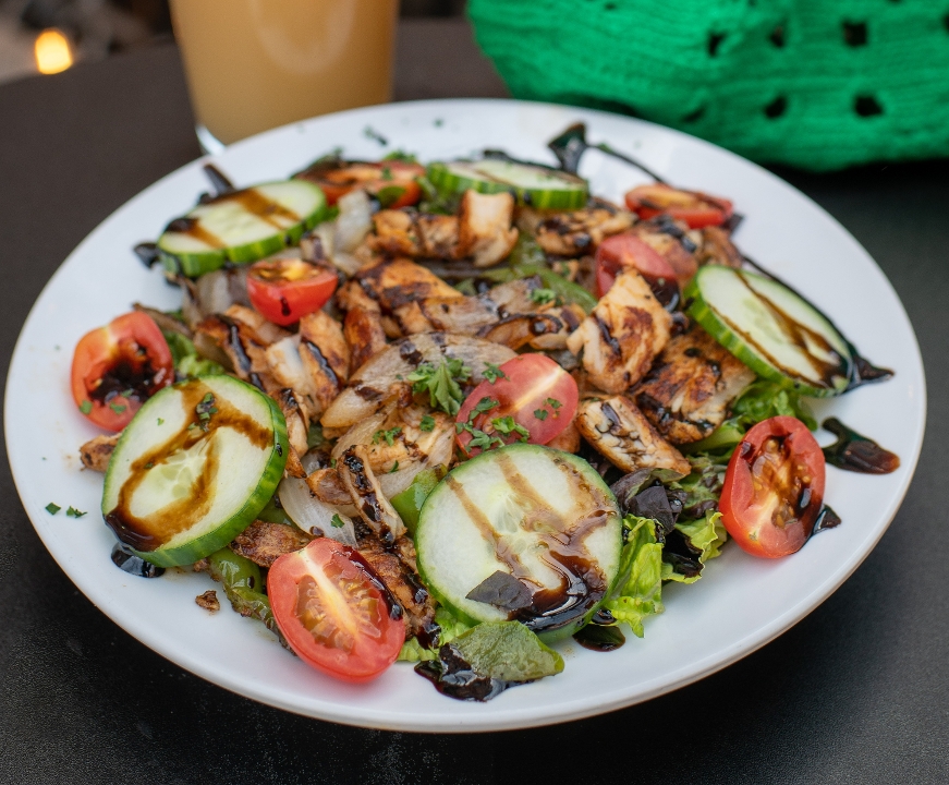 Chicken Kabob Salad.